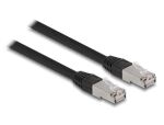 DELOCK RJ45 NWK Cat.6A S/FTP PE Outdoor 2 m schwarz