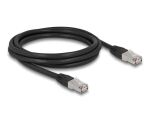 DELOCK RJ45 NWK Cat.6A S/FTP PE Outdoor 2 m schwarz
