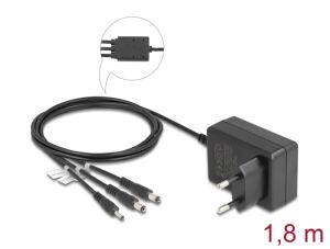 DeLOCK Externes Netzteil DC 3,5 x 1,35 mm, DC 5,5 x 2,1 mm, DC 5,5 x 2,5 mm 5,0 V / 2,0 A / 10,0 W