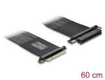 DeLOCK Riser Karte PCI Express x8 Stecker zu x8 Slot mit Kabel 60 cm