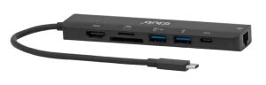 CLUB3D CSV-2553 Schnittstellen-Hub USB Typ-C 5000 Mbit/s Schwarz