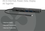 CLUB3D CSV-2553 Schnittstellen-Hub USB Typ-C 5000 Mbit/s...