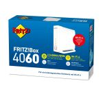 Box FRITZ! 4060 WLAN-Router Gigabit Ethernet Tri-Band (2,4 GHz / 5 GHz / 5 GHz) Weiß