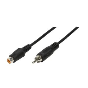 LogiLink RCA - RCA, 5m Audio-Kabel Schwarz