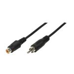 LogiLink RCA - RCA, 5m Audio-Kabel Schwarz