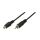 LogiLink RCA - RCA, 5m Audio-Kabel Schwarz
