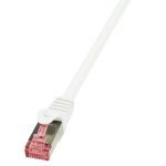 LogiLink 0.5m Cat.6 S/FTP Netzwerkkabel Weiß 0,5 m...