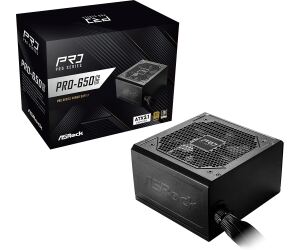 Asrock PRO-650G Netzteil 650 W 24-pin ATX ATX Schwarz