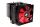 Xilence XC044 Computerkühlsystem Prozessor Kühler 9,2 cm Schwarz, Rot