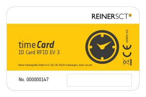 Reiner SCT timeCard RFID MIFARE DESFire EV3 Premium Chipkarten