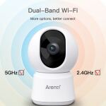 Arenti Indoor 5G Wi-Fi UHD 3K/5MP Pan Tilt Zoom Priv Cam