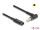 DeLOCK Adapterkabel für Notebook Ladekabel USB Type-C Buchse zu 5,5 x 2,5 mm Stecker 90° gewinkelt 15 cm