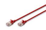 Digitus CAT 6A F-FTP Slim Patchkabel, 1m, Rot