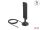 DELOCK WiFi 5,8 GHz Antenne RP-SMA Stecker 3 dBi omnidirekti