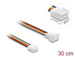 DELOCK Lüfter Verlängerungskabel PWM Stecker zu Buchse 4 Pin