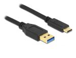 DeLOCK SuperSpeed USB (USB 3.2 Gen 2) Kabel Typ-A zu USB Type-C 2 m