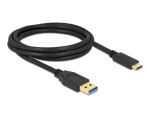 DeLOCK SuperSpeed USB (USB 3.2 Gen 2) Kabel Typ-A zu USB Type-C 2 m