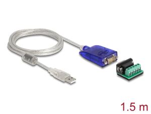 DELOCK Adapter USB Typ-A zu Seriell RS-485 DB9