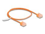 DeLOCK RJ45 Netzwerkkabel Cat.6 UTP Ultra Slim 0,5 m...
