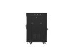 Lanberg FF01-6615-12BL Rack 15U Freistehendes Gestell Schwarz