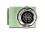 DELOCK M12 Adapter X-kodiert 8 Pin Bu zu RJ45 Bu gew. grün