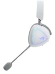 ASUS ROG Delta II Kopfhörer Verkabelt & Kabellos Kopfband Gaming USB Typ-C Bluetooth Weiß