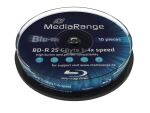 MediaRange MR499 Leere Blu-Ray Disc BD-R 25 GB 10...