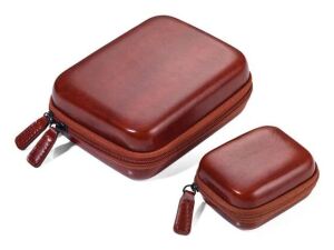 TROIKA ONPACK Personal Organizer Kunstleder, Samt Braun