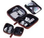 TROIKA ONPACK Personal Organizer Kunstleder, Samt Braun