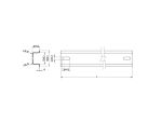 DELOCK Hutschiene 35 x 15 mm (100cm) Aluminium
