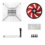 Xilence XC035 Computerkühlsystem Prozessor Kühler 9,2 cm Schwarz, Rot