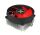 Xilence XC035 Computerkühlsystem Prozessor Kühler 9,2 cm Schwarz, Rot
