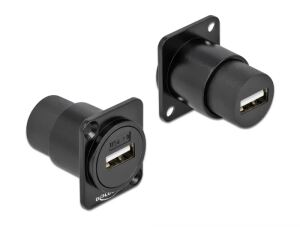 DeLOCK D-Typ Modul USB 2.0 Typ-A Buchse zu Buchse