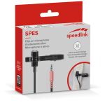 SPEEDLINK SPES Schwarz Aufsteckbares Mikrofon