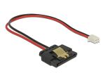 DELOCK Stromkabel 2Pin -> 1x SATA 15pin (5V) Bu/Bu 0.20m