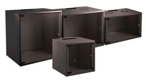 EFB Elektronik WGB-1912TS.60 Rack 12U Wandmontiertes Regal Schwarz