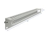 DELOCK 19" 1 HE Kabelmanagement Rangierpanel mit...