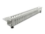DELOCK 19" 1 HE Kabelmanagement Rangierpanel mit...
