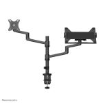 Neomounts DS20-425BL2 Monitorarm mit Laptop-Halterung 17-27" - platzsparend