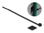 DELOCK Befestigungssockel 20 x 20 mm mit Kabelbinder