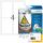 HERMA Etiketten A4 Outdoor Klebefolie 99,1x139 mm weiß extrem stark haftend Folie matt wetterfest 40 St.