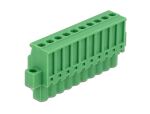 DELOCK Terminalblock Set f. Hutschiene 10Pin m. Schraubverr.