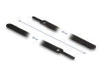 DELOCK Klett-Kabelbinder L 300 x B 12 mm schwarz 10...