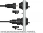 Alcasa IC04-U304 Drahtverbinder USB A Schwarz