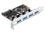 DeLOCK 89297 Schnittstellenkarte/Adapter Eingebaut USB 3.2 Gen 1 (3.1 Gen 1)