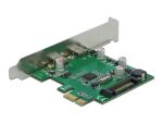 DeLOCK PCI Express x1 Karte zu 2 x extern SuperSpeed USB (USB 3.2 Gen 1) USB Type-C™ Buchse