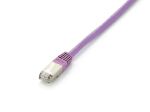 Equip Cat.6A PlatinumS/FTP Patchkabel, 1.0m, Violett