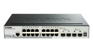 D-Link DGS-1510-52XMP Managed L3 Gigabit Ethernet (10/100/1000) Power over Ethernet (PoE) Schwarz
