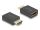 DeLOCK High Speed HDMI with Ethernet Adapter Stecker zu Buchse 8K 60 Hz schwarz