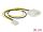 DELOCK Stromkabel Molex 2pin -> 3pin St/Bu 0,30m